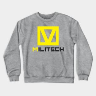 Militech Arms Company Cyberpunk - Black Crewneck Sweatshirt